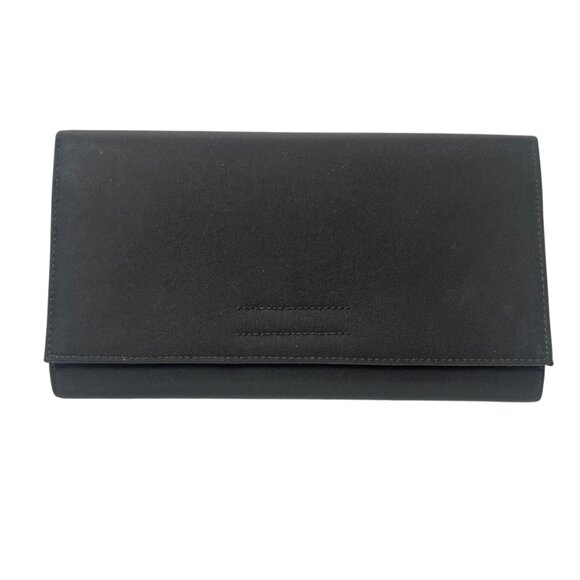 PRADA Satin Snap Folding Logo Long Continental Wallet - Picture 4 of 14